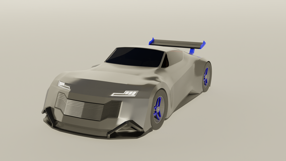 cai 04 car sports car race car rendered  3d print model - Mito3D
