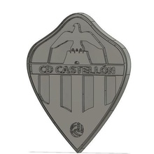 cd castell escudo Castellon futebol 3d print model - Mito3D