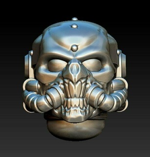 c0ntekar helmet Game night lords 8th legion contekar 3d print model - Mito3D