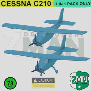 c210 cessnea v1 3d print model - Mito3D