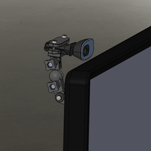 c270 Câmera suporte monitor 3d print model - Mito3D