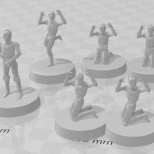 c3po starwars legião jogo c3inch star wars figurine planalto modelism de lazer 3d print model - Mito3D