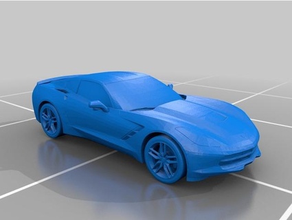 c7 corvette cars tunning detail 3d print model - Mito3D