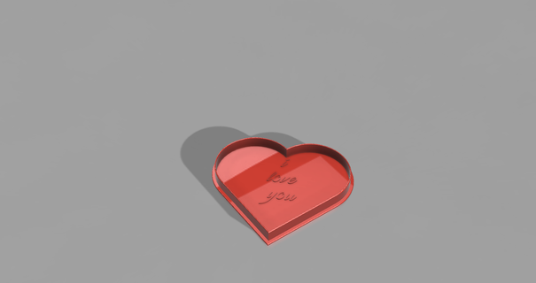c ur de santo valentin cuore San Valentino giorno scatola amore 3d print model - Mito3D