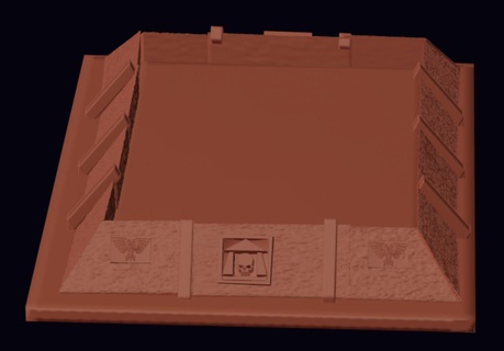 ca dia bunker war -40k miniaturen 3d print model - Mito3D