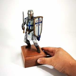 caballero cruzado 3d universidad catolica crusader knight uc furnace printing 3d print model - Mito3D
