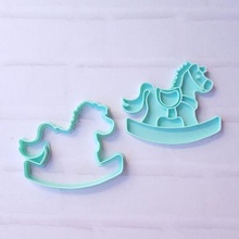caballo - horse cortante cookie cutter baby shower cookies cookiecutter cutters cutting stamp biscotti 3d print model - Mito3D