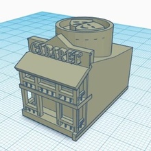 kabare Tiyatrosu konumu Batı efsaneleri oyun tahta oyunu konum belirteci 3d print model - Mito3D