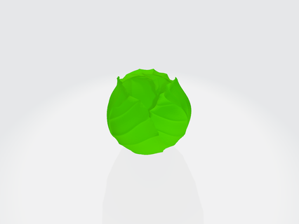 cabbage wegetables food home 3d print model - Mito3D