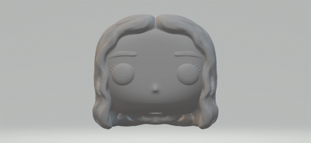 cabeza mujer 085 funko pop 3d print model - Mito3D