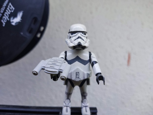 cabeza storm trooper uyumlu playmobil 3d diyorama soldado estelar 3d print model - Mito3D