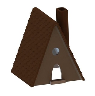 cabin - house  3d print model - Mito3D