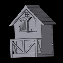 cabin bird house architecture anycubic garden 3d print model - Mito3D