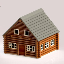 cabin cabine game play huts doll's house cabins country dollhouse 3d print model - Mito3D