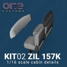 cabin details zil 157 k scale 1 16 one16 customs game q61 q60 military jjrc wpl zil157 rc 3d print model - Mito3D