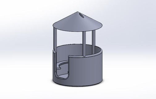 cabine Ferris roda brinquedo desfrutar modelo panorâmico 3d print model - Mito3D