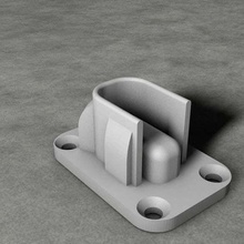 gabinete de la barra apoyo casa el perchero fuentes 3d print model - Mito3D