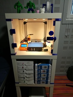 gabinete Sediada mesas Ferramentas 3d impressora acessórios 3d print model - Mito3D