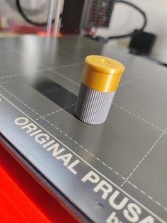 gabinete botões cartucho calibre 12 armada mobília botão manopola guarda roupa 3d print model - Mito3D