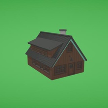 cabin architecture 3d print model - Mito3D