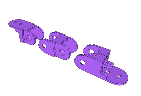 kablo Zincir araçlar Kulp destek grometler tepsi 3d_printer_accessories 3d print model - Mito3D