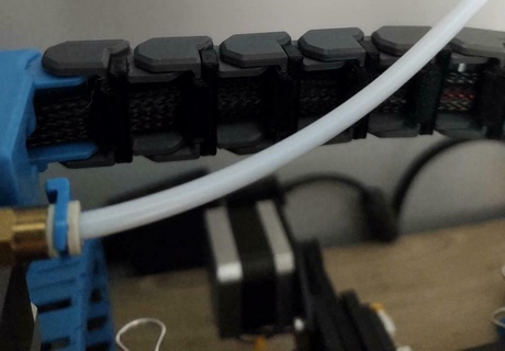 câble chaîne agrafe améliorer ender 3 3d imprimante accessoires 3d print model - Mito3D