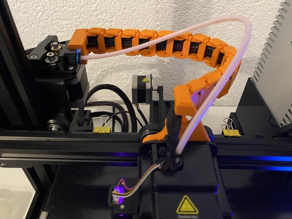 cable chain ender 3 neo carrier 3d print model - Mito3D