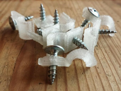 cable clamp screw wire organization 3d print model - Mito3D