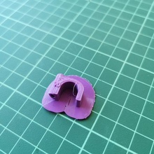 cable clamp 10mm home wall cables 3d print model - Mito3D