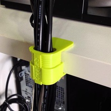 clip de cable gadget los cables organizar casa la oficina pc equipo gadgets 3d print model - Mito3D