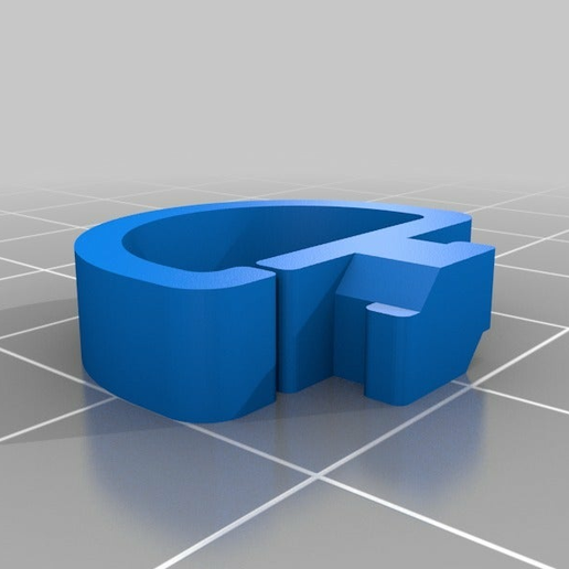 câble agrafe aluminium extrusion 20mm 5mm 3d_printer_accessories 3D print model - Mito3D
