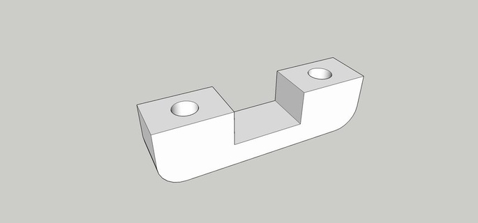 cable clip holes screws home improvement various miscellaneous uncategorized 3d print model - Mito3D