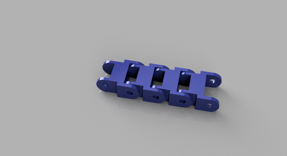 cable arrastrar cadena 16 mm x 13 interior diámetro bandeja soporte 3d impresión eje 3d print model - Mito3D