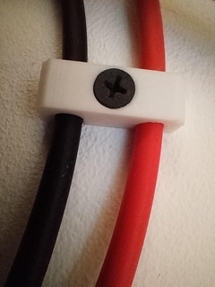 cable fasteners fastening solar screw attachment electric 3d print model - Mito3D