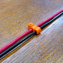 cable fixer 3-8mm diameter nail various 3d print model - Mito3D