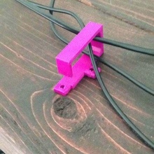 cable holder clip organizer organization 3d print model - Mito3D