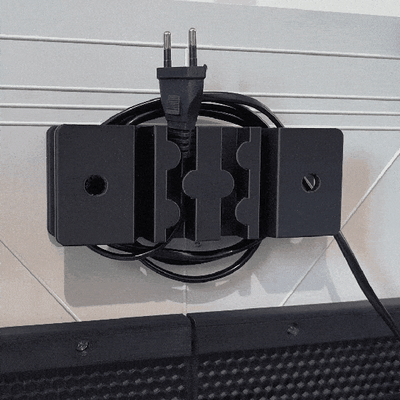 kablo kulp destek ayakta durmak organizatör araç 3d print model - Mito3D