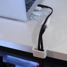 soporte de cable escritorio la abrazadera casa montaje el los hilos fijo sujetador lazo oficina vainas alambre eléctrico alimentación apoyo 3d print model - Mito3D