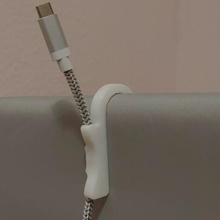Kabel Halter Unterstützung Haken USB usb kabel 3d print model - Mito3D