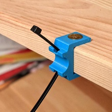 kablo tutucu ıkea ıvar shelf ev klipsi yönetimi ziptie 3d print model - Mito3D