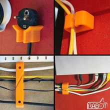 cable management home storage tidy up 3d print model - Mito3D