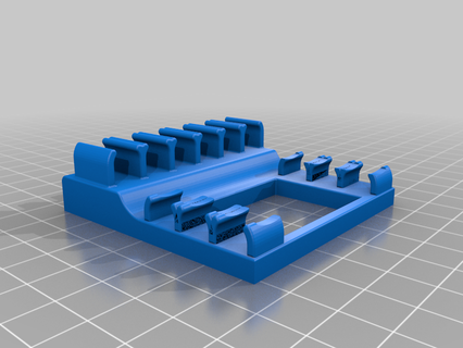 cable management 8mm hdmi holder office 3d print model - Mito3D