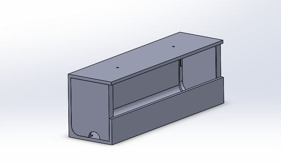 cable administración caja 3d print model - Mito3D