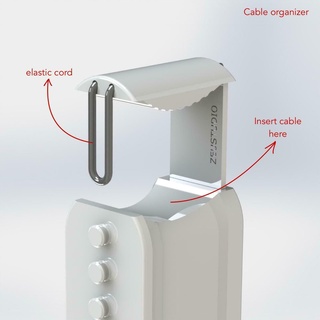cable organizador 3d print model - Mito3D