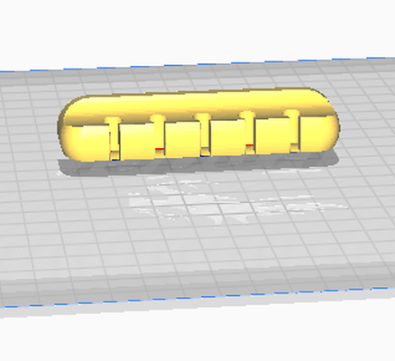cabo organizador cabos 3d print model - Mito3D