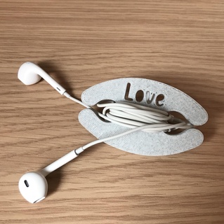 cable organizador auriculares 3d print model - Mito3D