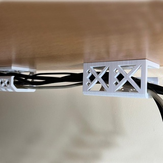 câble organisateur table soutiens Accueil maison titulaire soutien 3d print model - Mito3D