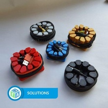 cable reel tool organizer roll headphones assistant samsung iphone 3d print model - Mito3D