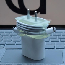 cable reel apple 20w ac power adapter 8 2020 ipad lightning usb-c organizer 3d print model - Mito3D