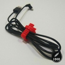 cable anillo acortar organizador soporte teléfono sencillo pequeña USB hdmi cargador Teléfono móvil solido célula 3d print model - Mito3D